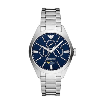 Emporio Armani Stainless Steel Analog Blue Dial Men Watch-AR11553