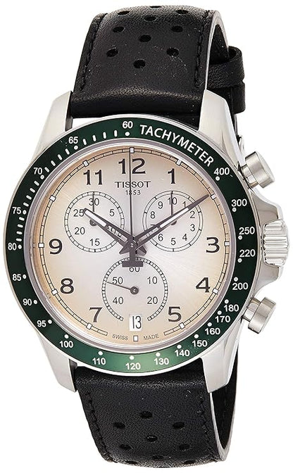 Tissot Men's Stainless Steel Quartz Watch with Leather-Synthetic Strap Brown T1064171603200)