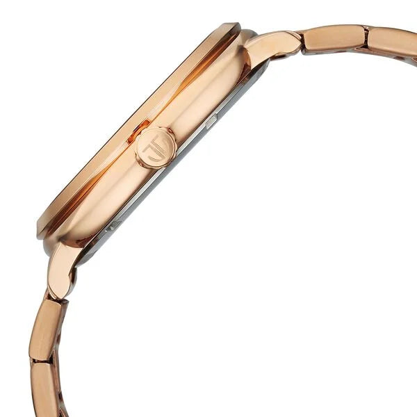 Titan Classique Suave Analog with Brown Dial Rose Gold Stainless Steel Strap Watch for Men 90189wm01
