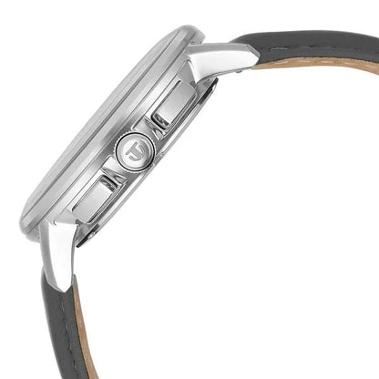 Titan Light leathers Multifunction Silver Dial Leather Strap Watch For Men nu90200sl01