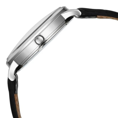 Titan Elegance Analog with Small Second and White Dial Black Leather Strap Watch for Men nu90203sl01