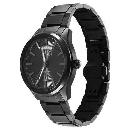 Titan Astral Concealed Automatic Analog with Black Dial Black Stainless Steel Strap Watch for Men - 90209NM01