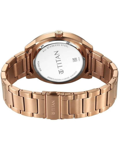 Titan Regalia Arc Quartz Silver Round Dial Men's Watch / Analog Watch - For Men 90213WM01|90213WM01|90213WM01