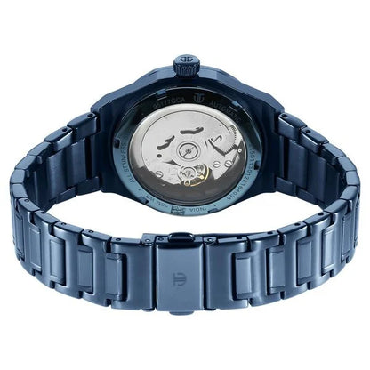 Titan Unending Beauty Automatic Blue Dial Analog Stainless Steel Strap watch for Women ns95177qm01