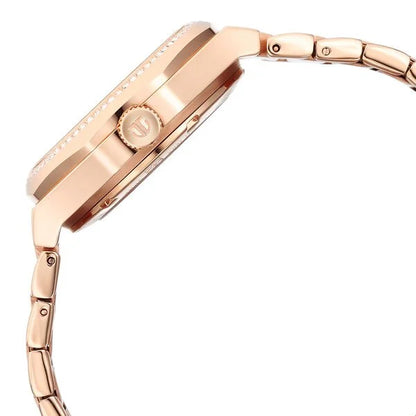 Titan Unending Beauty Automatic Brown Dial Analog Stainless Steel Strap watch for Women nt95177wm0