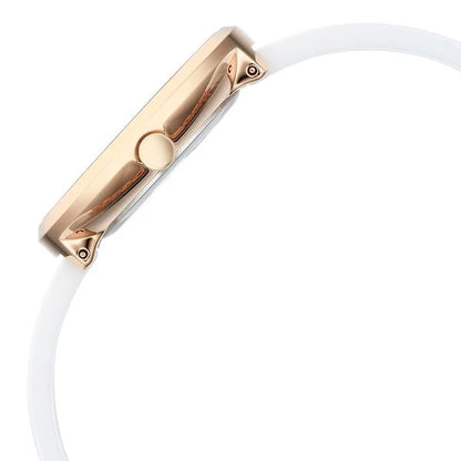 Titan Raga Memoirs Quartz Analog Mother Of Pearl Dial With White Ceramic Strap Watch For Women nu95253kd01f