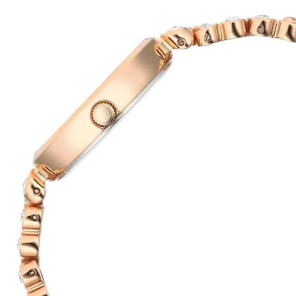 Titan Raga Showstopper Quartz Analog Rose Gold Dial Metal Strap Watch for Women nu95262wm01