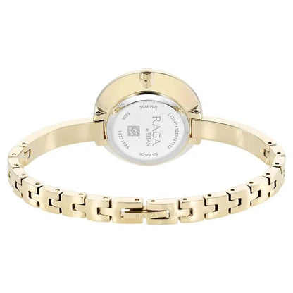Titan Raga Showstopper Quartz Analog Green Dial Metal Strap Watch for Women nu95271ym01 Women's Watch