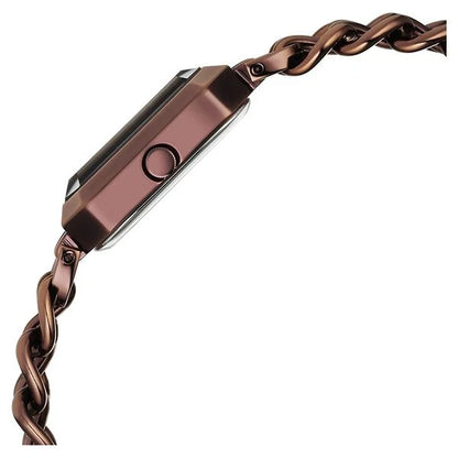 Titan Raga Showstopper Quartz Analog Brown Dial Metal Strap Watch For Women nu95283qm01