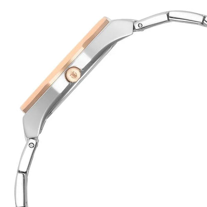 Titan Workday Wonders Quartz Analog with Date Pink Mother Of Pearl Dial Stainless Steel Strap Watch For Women 95295km01