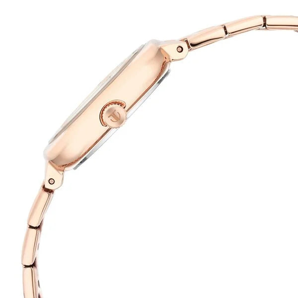 Titan Horizon Quartz Analog Rose Gold Dial Stainless Steel Strap Watch For Women nu95296wm01