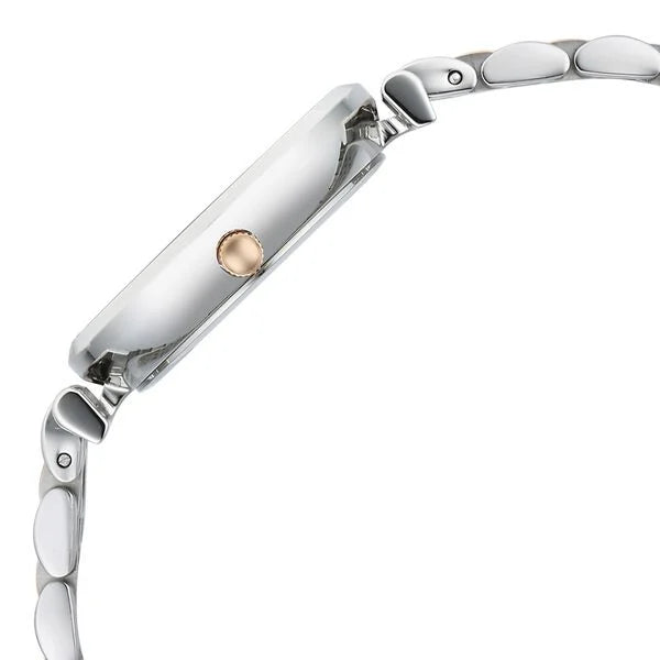 Titan Workmode Quartz Analog Silver Dial Metal Strap watch For Women 95313km01