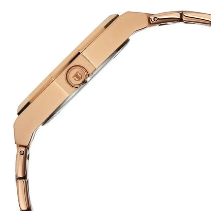 Titan Glamour Quartz Analog with Date Mother Of Pearl Dial Rose Gold Stainless Steel Strap Watch For Women 95330wm01