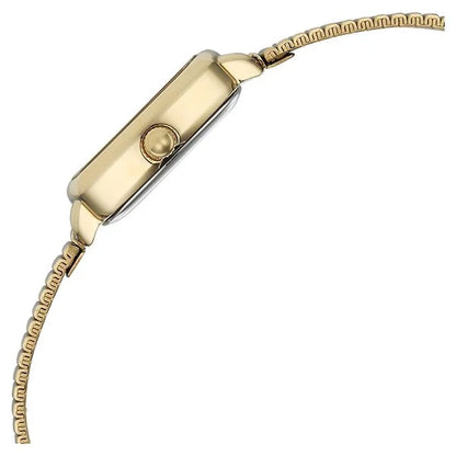 Titan Raga Showstopper Quartz Analog Champagne Dial Metal Strap Watch For Women nu95355ym01 Women's Watch
