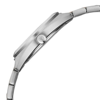 Titan Work Essentials Quartz Analog Silver Dial Two Toned Metal Strap Watch For Women 95377km01