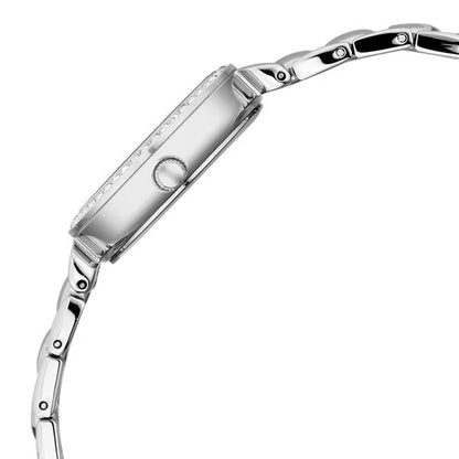 Raga Showstopper Quartz Analog Pink Dial Silver Metal Strap Watch For Women