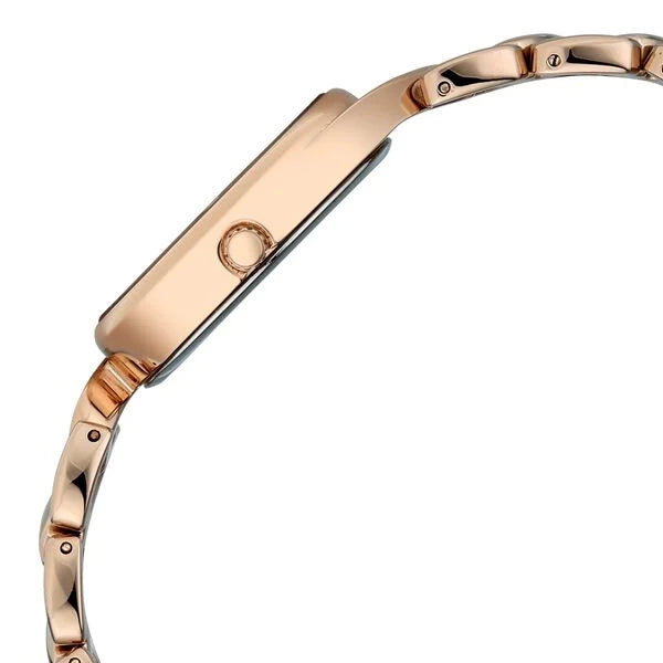 Raga Showstopper Quartz Analog Rose Gold Dial Rose Gold Metal Strap Watch For Women 95480wm01