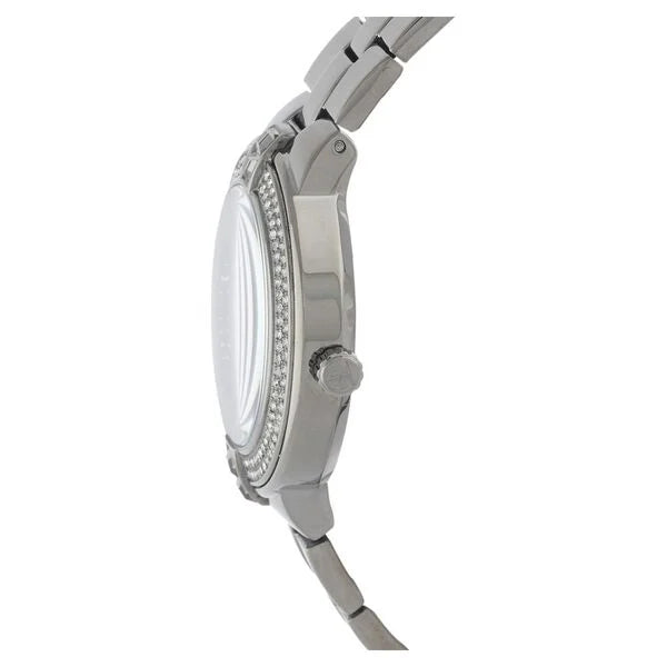 Titan Quartz Analog with Day and Date Grey Dial Stainless Steel Strap Watch for Women nf9967qm01j