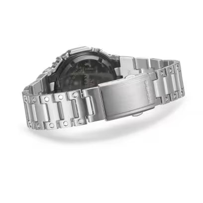 G-Shock Men Quartz Black Dial Analog-Digital Stainless Steel Watch G1638