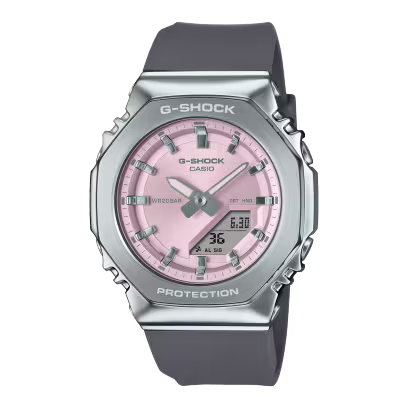 G-Shock Women Quartz Pink Dial Analog-Digital Resin Watch G1626