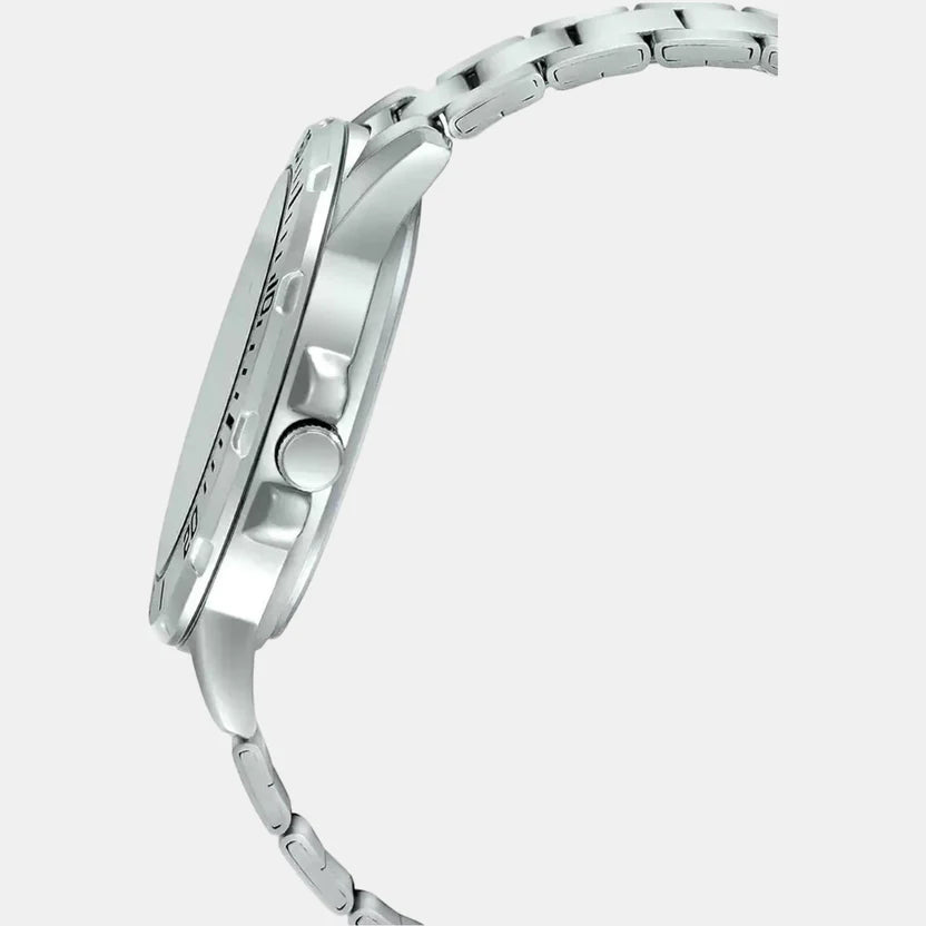 Casio Enticer Men Quartz Blue Dial Analog Stainless Steel Watch A1364