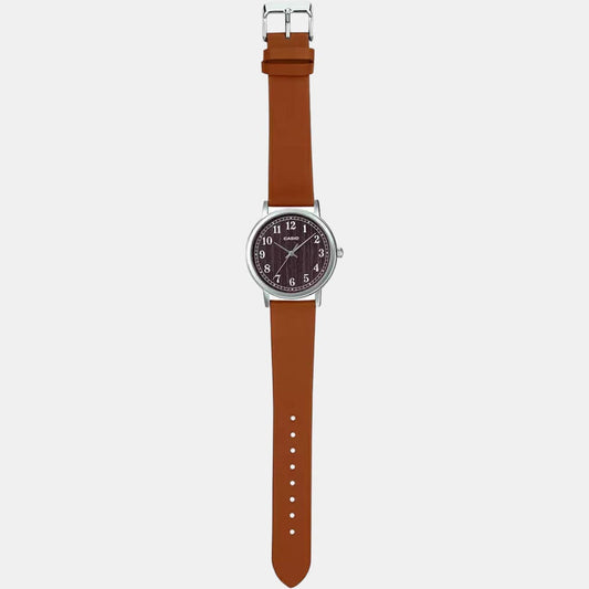 Enticer Men Quartz Brown Dial Analog Leather Watch A1522