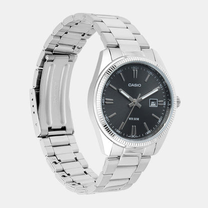 Enticer Women Quartz Black Dial Analog Stainless Steel Watch A1535
