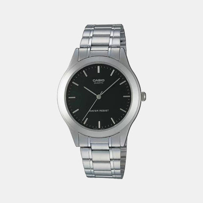 Enticer Men Quartz Black Dial Analog Stainless Steel Watch A1704
