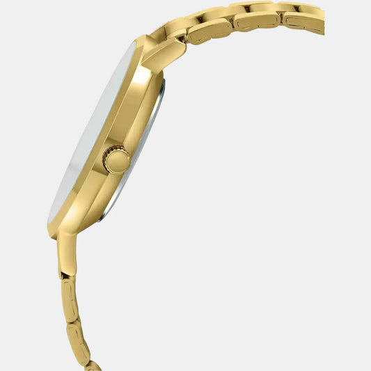 Casio Enticer Men Quartz Brown Dial Analog Stainless Steel Watch A1779