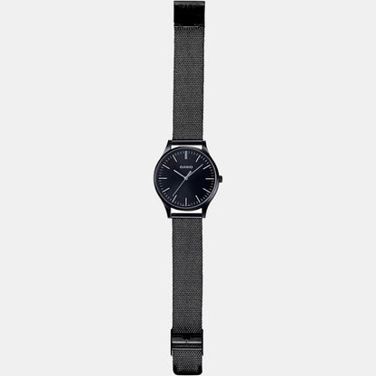 Enticer Women Quartz Black Dial Analog Stainless Steel Watch A1865