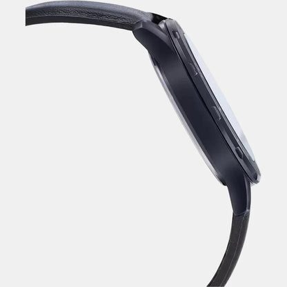 Casio Enticer Men Quartz Black Dial Analog Leather Watch A1981