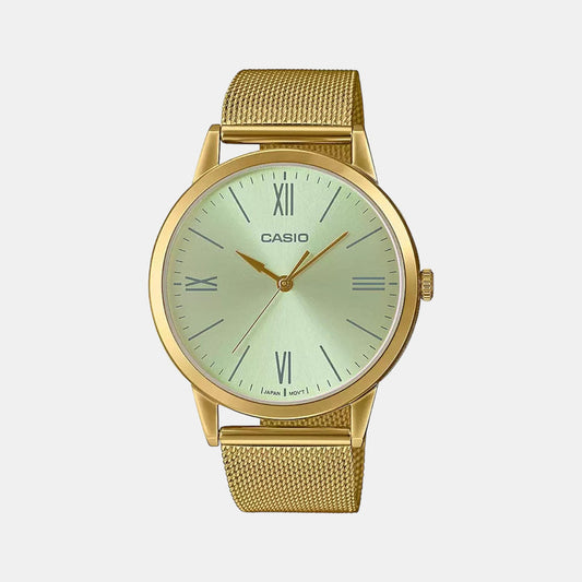 Enticer Men Quartz White Dial Analog Mesh Watch A2007