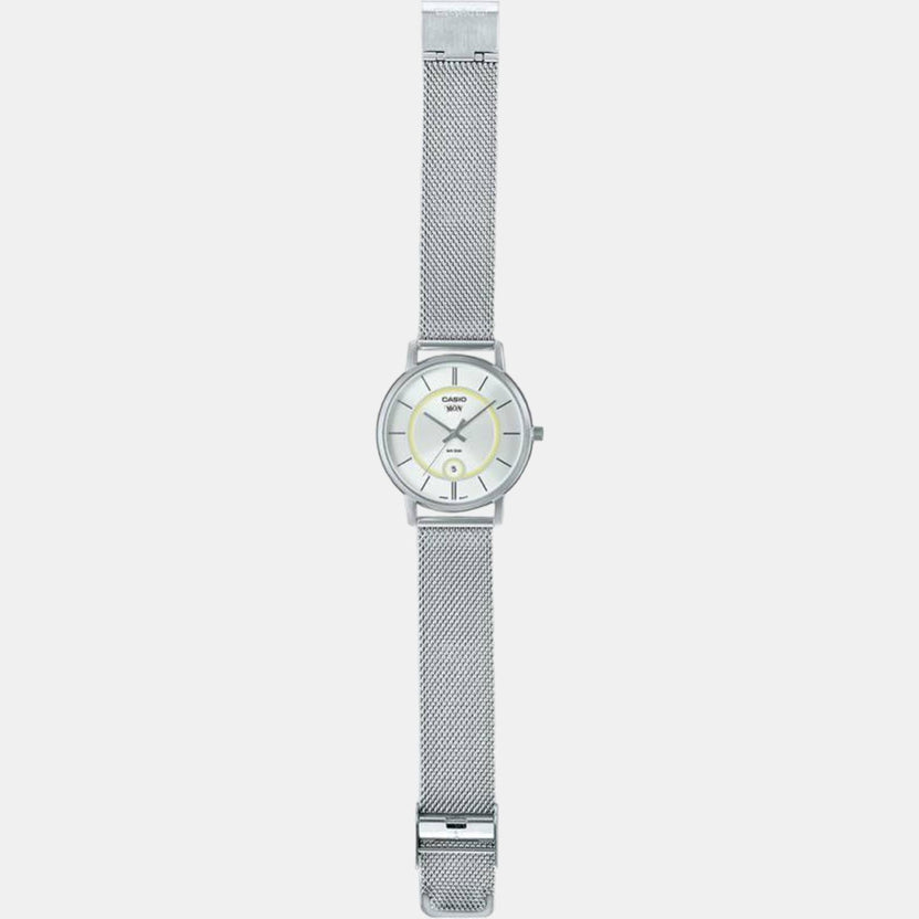 Enticer Men Quartz White Dial Analog Stainless Steel Watch A2050