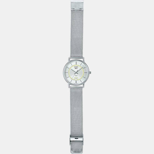 Enticer Men Quartz White Dial Analog Stainless Steel Watch A2050