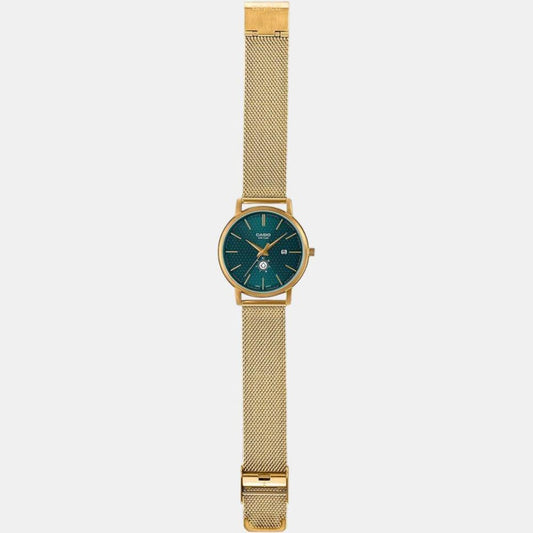 Enticer Men Quartz Blue Dial Analog Stainless Steel Watch A2056