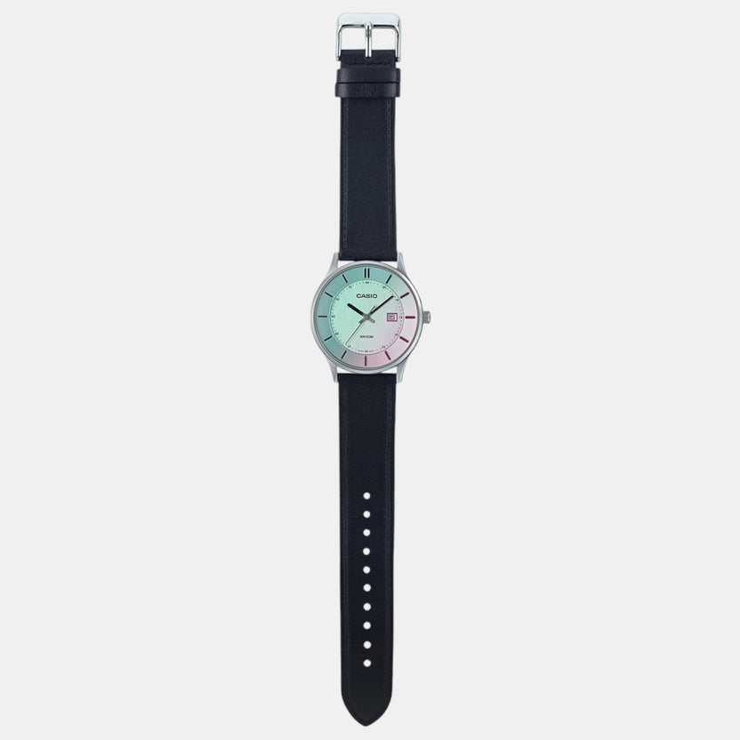 Enticer Men Quartz Blue Dial Analog Leather Watch A2113