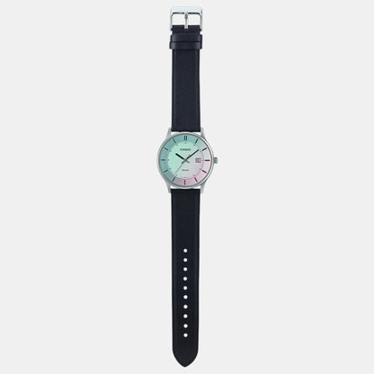 Enticer Men Quartz Blue Dial Analog Leather Watch A2113