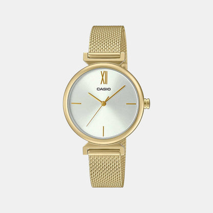 Enticer Women Quartz White Dial Analog Mesh Watch A2127