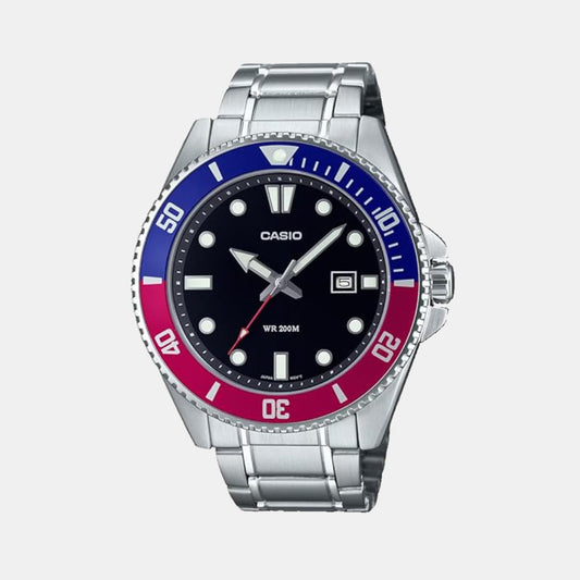 Enticer Men Quartz Black Dial Analog Resin Watch A2191