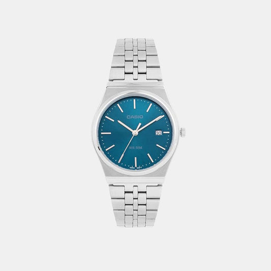 Enticer Men Quartz Blue Dial Analog Stainless Steel Watch A2199