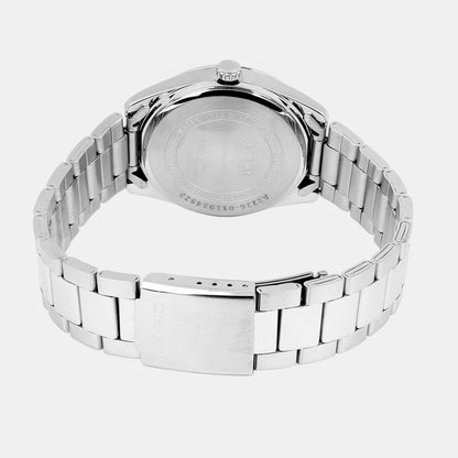 Enticer Men Quartz Black Dial Analog Stainless Steel Watch A2226