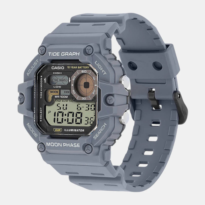 Casio Youth Men Quartz Black Dial Digital Resin Watch A2249