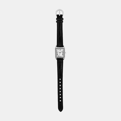 Casio Enticer Women Quartz Silver Dial Analog Leather Watch A2287
