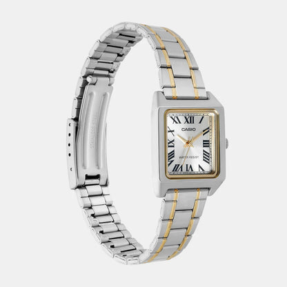 Casio Enticer Women Quartz Gold Dial Analog Stainless Steel Watch A2293