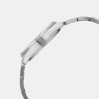 Casio Enticer Women Quartz Blue Dial Analog Stainless Steel Watch A2363