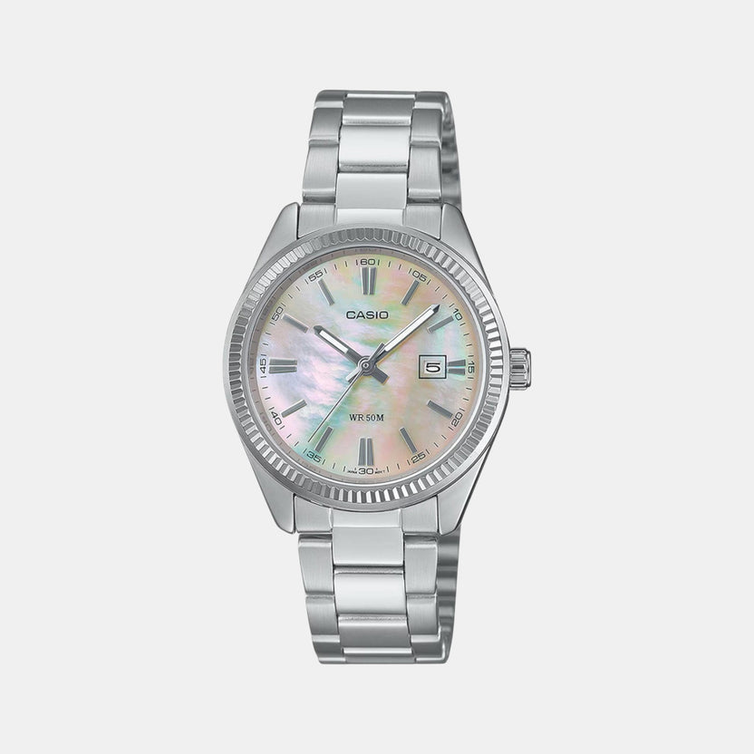 Enticer Women Quartz Mother Of Pearl Dial Analog Stainless Steel Watch A2364