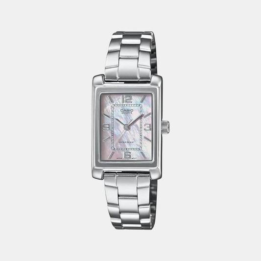 Enticer Women Quartz Mother Of Pearl Dial Analog Stainless Steel Watch A2366