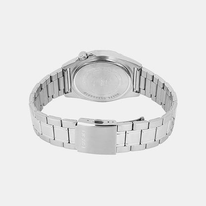 Enticer Men Quartz Black Dial Analog Stainless Steel Watch A2376