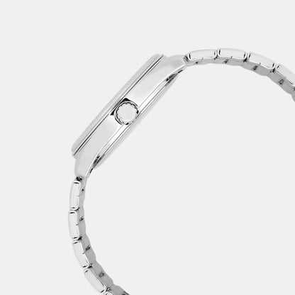 Casio Enticer Men Quartz Pink Dial Analog Stainless Steel Watch A2395