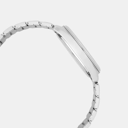 Casio Enticer Men Quartz Pink Dial Analog Stainless Steel Watch A2395